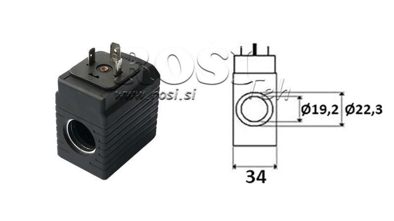 ELEKTRO MAGNETNA TULJAVA 24V DC - YE45 - fi 19,2mm-50mm 30W