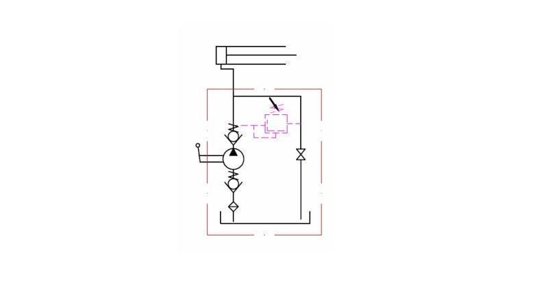 ROČNA ČRPALKA 45CC -SD- ENOSMERNA - dimenzije