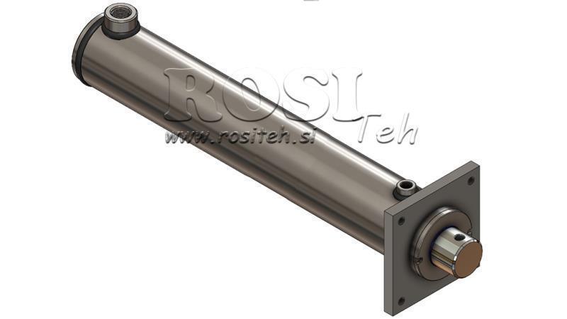 HYDRAULIC CYLINDER FOR LOG SPLITTER WITH MONTAGE PLATE 110/70-1100