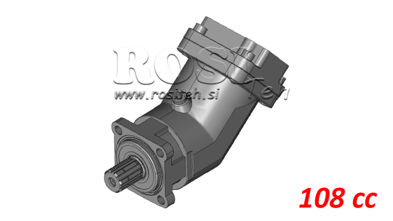 KOLBEN HYDRAULIKMOTOR 108cc - 600Nm