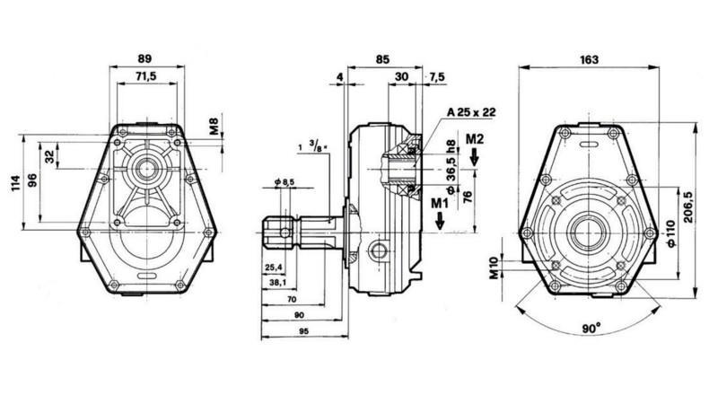 MOLTIPLICATORE GR.2 -1:3,8 UOMO