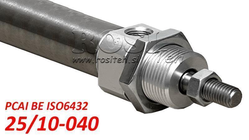 PNEUMATIC CYLINDER PCAI 25/10-040 BE ISO6432