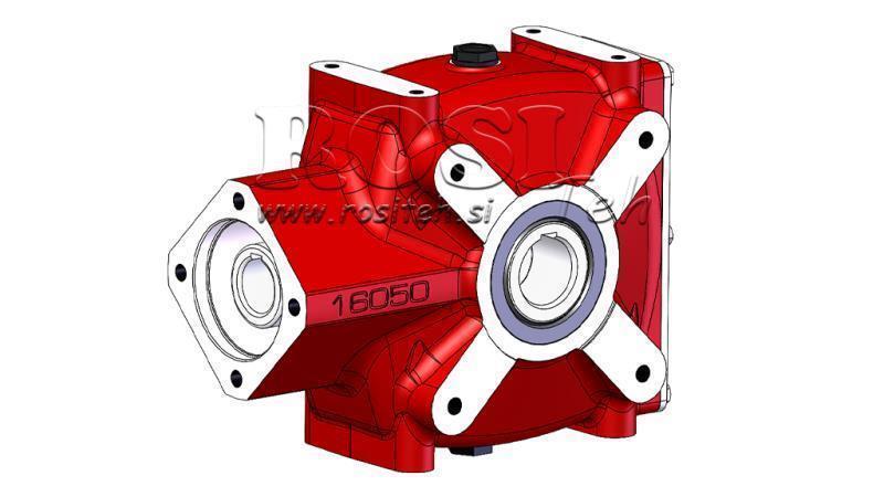 REDUCTOR - MULTIPLICATOR RT145 FOR HYDRAULIC MOTOR MP/MR/MS gear ratio 4,1:1