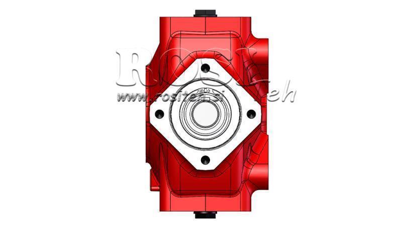 REDUCTOR - MULTIPLICATOR RT145 FOR HYDRAULIC MOTOR MP/MR/MS gear ratio 4,1:1