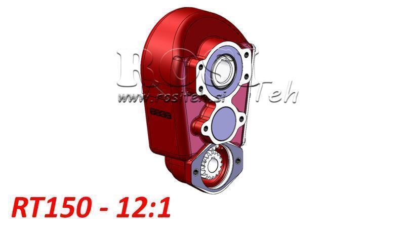 REDUCTOR - MULTIPLICATOR RT150 FOR HYDRAULIC MOTOR MP/MR/MS/MH gear ratio 12:1