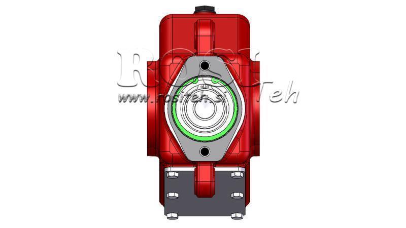 RIDUTTORE - MOLTIPLICATORE RT200 PER MOTORE IDRAULICO MP/MR relazioni 16,4:1