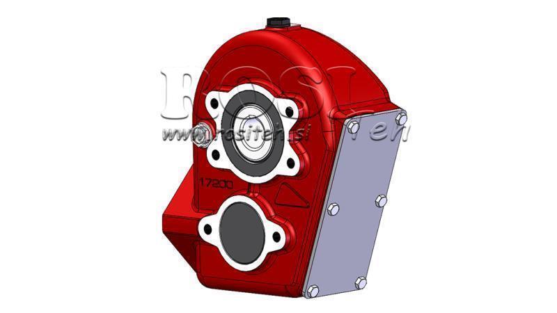 REDUKTOR - SZOROZÓ RT210 HIDRAULIKUS MOTOR MP/MR/MS arány 16,4:1