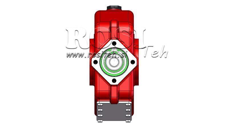 REDUCTOR - MULTIPLICATOR RT260 FOR HYDRAULIC MOTOR MP/MR/MS gear ratio 21,1:1