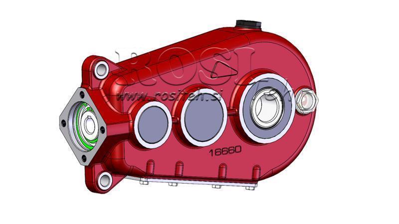 REDUKTOR - SZOROZÓ RT320  HIDRAULIKUS MOTOR MP/MR/MS arány 29,5:1