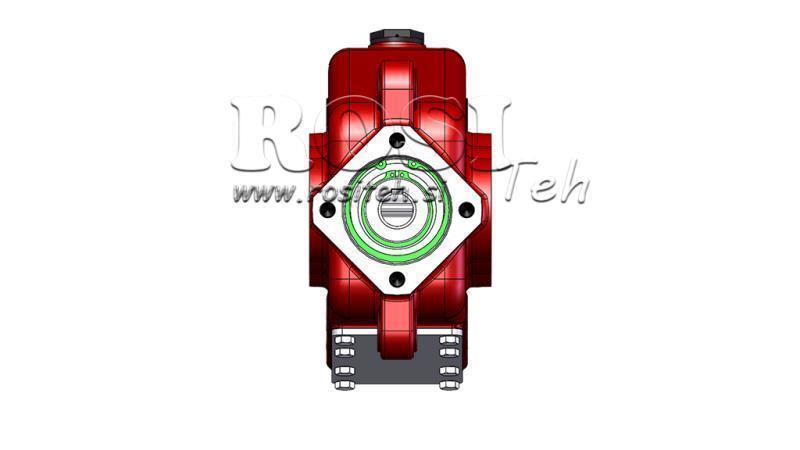 REDUCTOR - MULTIPLICATOR RT320 FOR HYDRAULIC MOTOR MP/MR/MS gear ratio 29,5:1