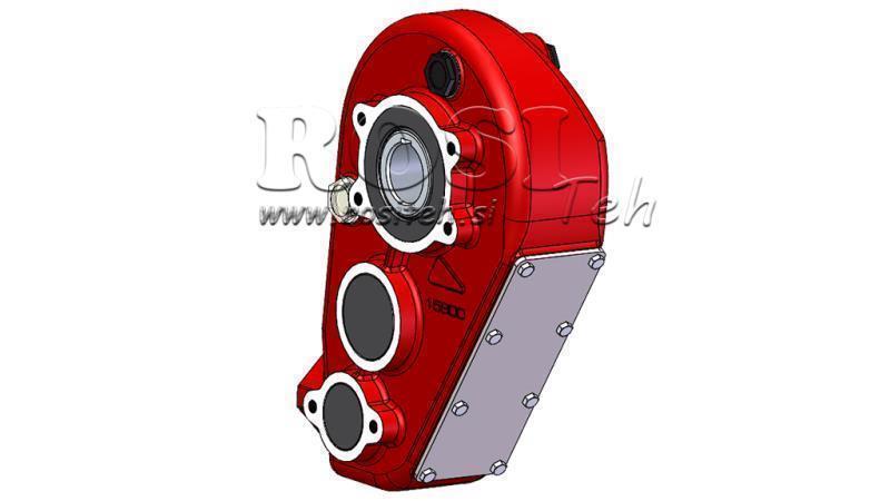 REDUCTOR - MULTIPLICATOR RT420 FOR HYDRAULIC MOTOR MP/MR/MS gear ratio 35,2:1