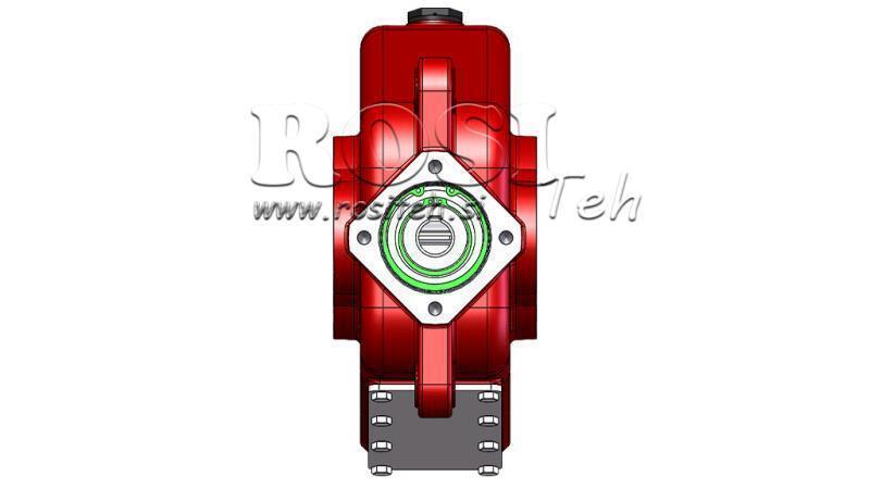 RIDUTTORE - MOLTIPLICATORE RT520 PER MOTORE IDRAULICO MP/MR/MS relazioni 43,6:1