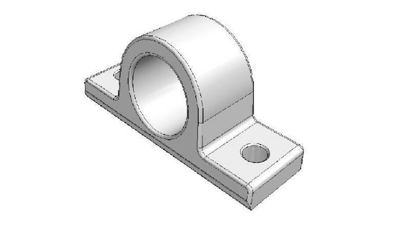 SUPPORT FOR TELESCOPIC CYLINDERS Dia.50