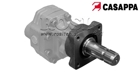 PTO ATTACHMENT FOR STANDARD ASAE CAST IRON PUMP MALE - 3 SCREW