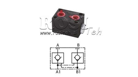 DUPLI NEPOVRATNI ZA YEAT-SASTAVLJIVI VENTIL  (AinB)