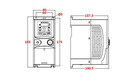 FREKVENCIJSKI PRETVARAČI – INVERTER 3Faz 1,5kW GD20-1R5G-4-EU