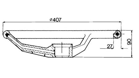 KORMÁNYKERÉK ÁTMÉRŐ 400 - h 90