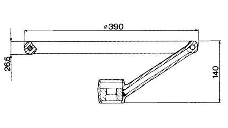 KORMÁNYKERÉK ÁTMÉRŐ 390 - h 140