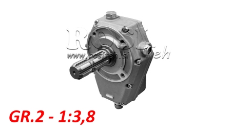 GEARBOX GR.2 -1:3.8 MALE