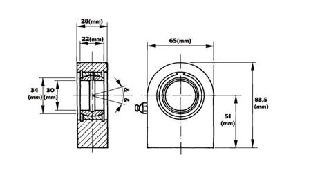 BALL-JOINT - FLAT FI 30/65