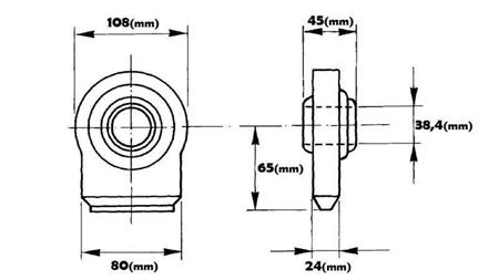 BALL-JOINT - FLAT KAT.3 FI38,4/80