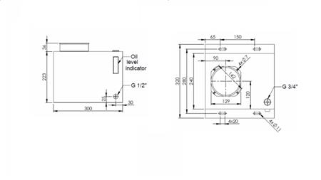 SERBATOIO IN METALLO BOX PP 15 LITRO ORIZZONTALE-VERTICALE