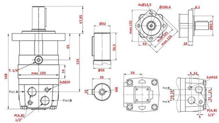 HYDRAULIC MOTOR MS 80