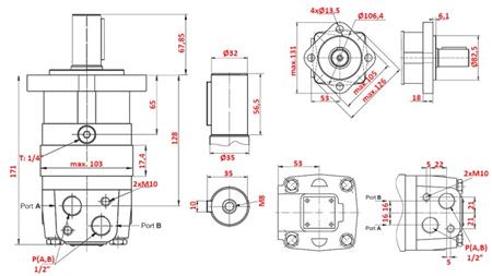 HIDROMOTOR MS 100
