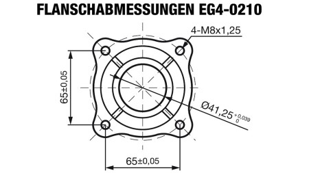 gasoline engine EG4-200cc-5.10kW-3,600 RPM-H-TP25x54.5-manual start