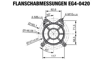 moteur à essence EG4-420cc-9.6kW-13.1HP-3,600 RPM-E-KW25.4x88.5-démarrage électrique