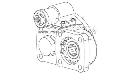 HYDRAULIPUMPUN ULOSTULO - VOLVO R5-2