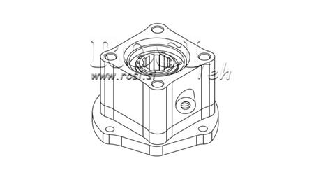 GEAR DRIVE FOR HYDRAULIC PUMP - VOLVO R6-1