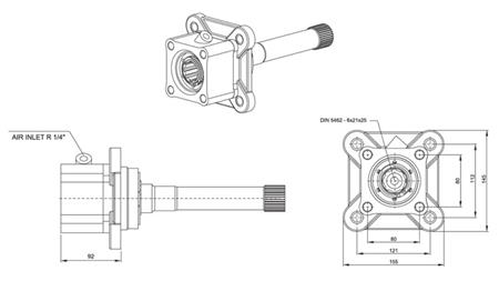 GEAR DRIVE FOR HYDRAULIC PUMP - VOLVO SR-1700-1