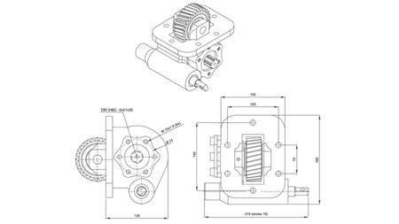 AZIONAMENTO PER LA POMPA IDRAULICA - ISUZU HINO MECHANIC