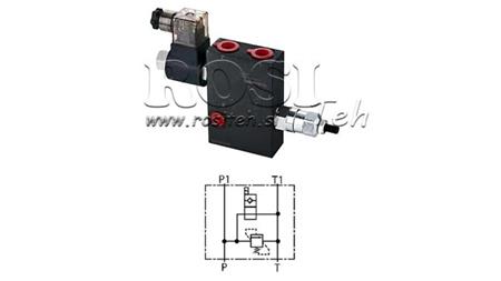 VHODNI SEGMENT BY-PASS Z VARNOSTNIM ZA YEAT-SESTAVLJIV VENTIL 12V