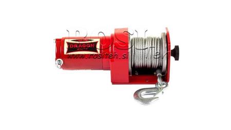 12 V ELECTRIC WINCH DWM 2000 ST - 907 kg