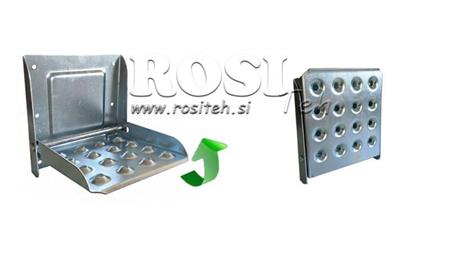 FOLDING STEP FOR TRAILER GALVANIZED