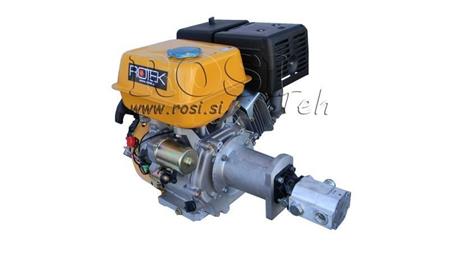 HYDRAULIC GASOLINE ASSEMBLY 420cc + PUMP HI-LO 12,9+4,1 ccm  (flow = 61,2 / 14,8 lit/min)