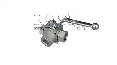 MANUAL 3-WAY VALVE RS3 1/2 - 500BAR - 60 lit