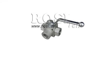 MANUEL 3-VEG VALVE RS3 1/4 - 500BAR - 25 lit