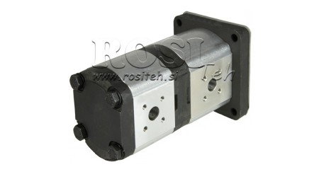 HYDAULIC PUMP TRAKTOR - OEM 47129337 - CNH TLA 2WD 20+11 cc LEFT