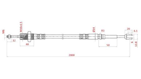 PLETENICA L=2000 - vilice
