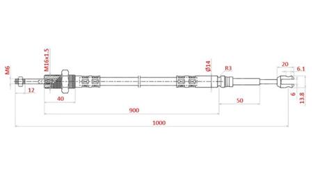 PLETENICA L=1000 - vilice
