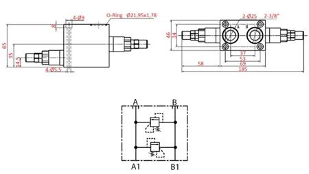 DOUBLE SÉCURITÉ POUR VALVE D'ASSEMBLAGE YEAT (AinB) 315 BAR