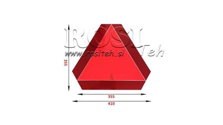 ALU Avertissement TRIANGLE dim.365x365mm