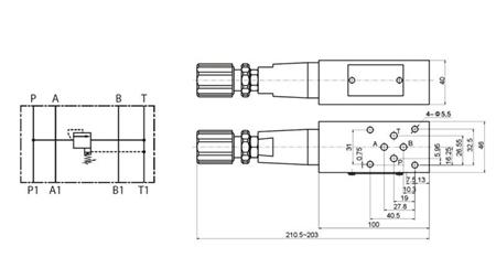 VARNOSTNI VENTIL CETOP 3 (P) 15-315 BAR