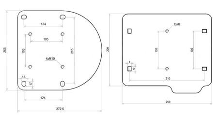 TRACTOR SEAT SWIVEL - ROTATING 360°