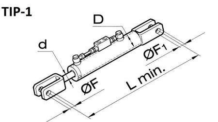 SEITLICHE HUBSTREBENVERSTELLUNG  - DEUTZ 70/35min.550 tip (1) fi 24,5/24,5