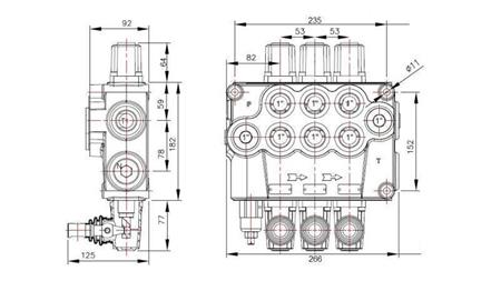 HYDRAULINEN VENTTIILI 3xP120