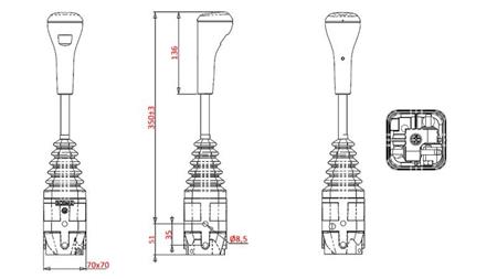 JOYSTICK INDEMAR ZA PLETENICO VILICE - BREZ TIPKE
